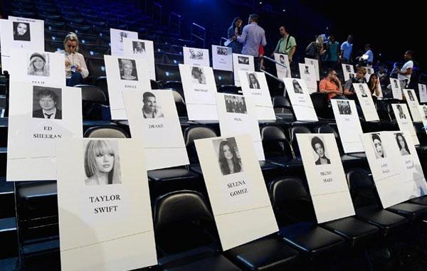 2013 mtv vmas seating chart