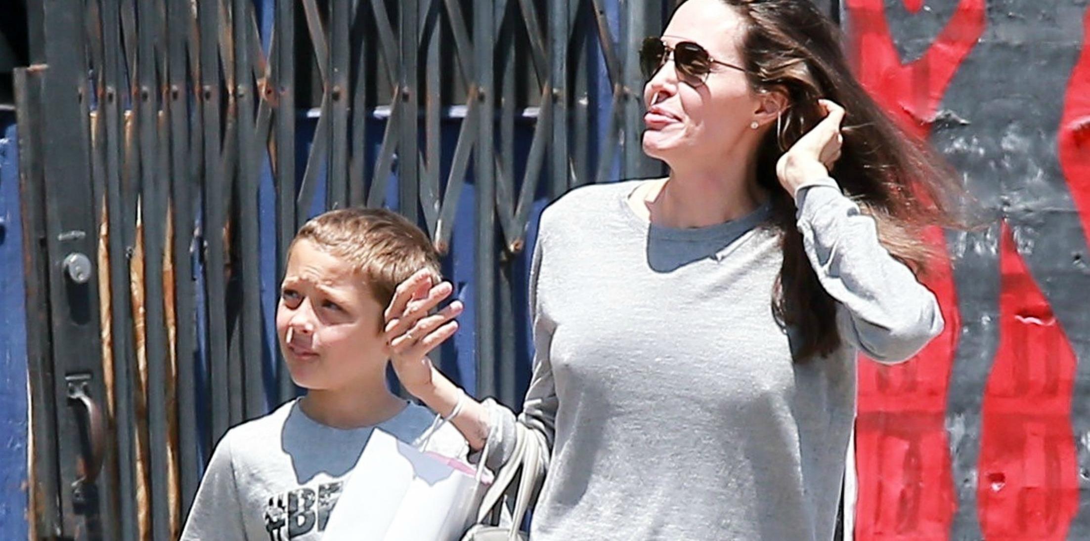 Angelina jolie children brad pitt divorce h