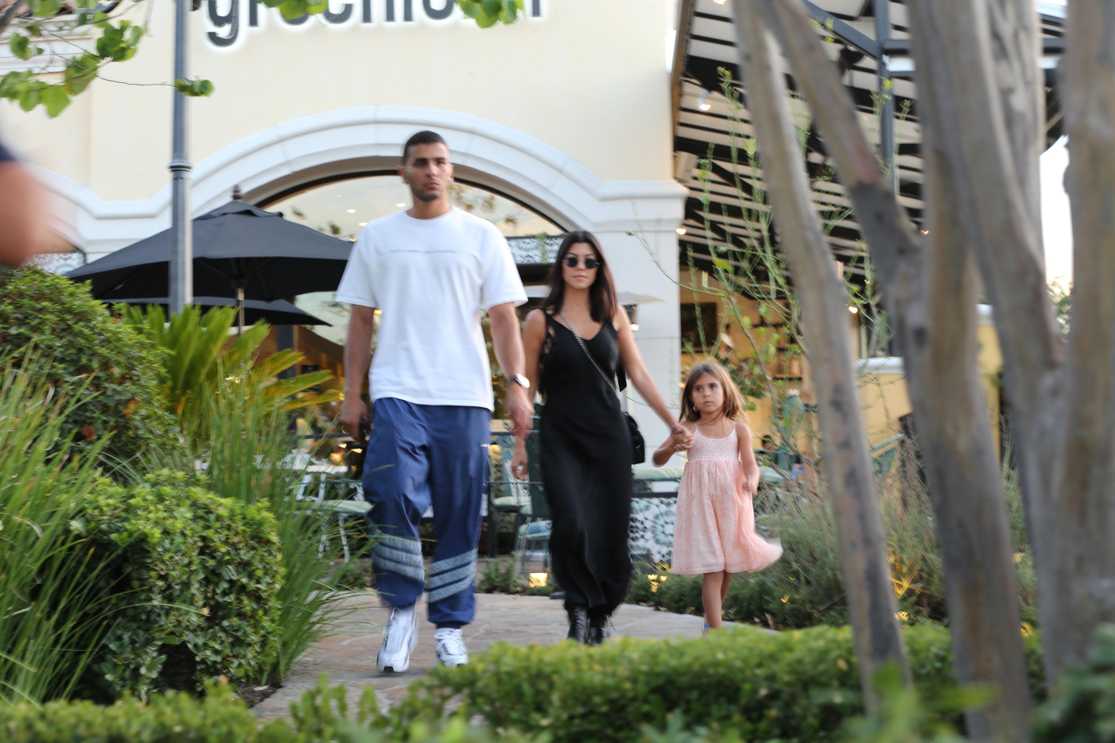 Kourtney and Younes take penelope to dinner