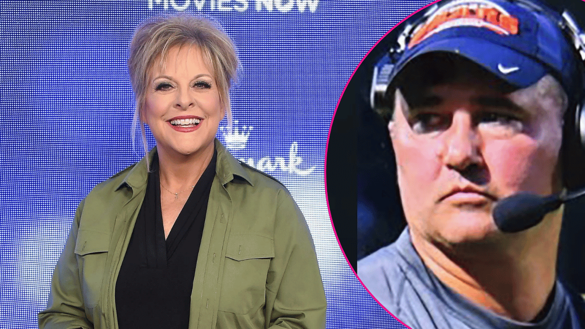 Composite photo of Nancy Grace and Travis Turner.
