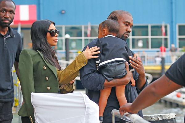 Kim kardashian north kanye west1