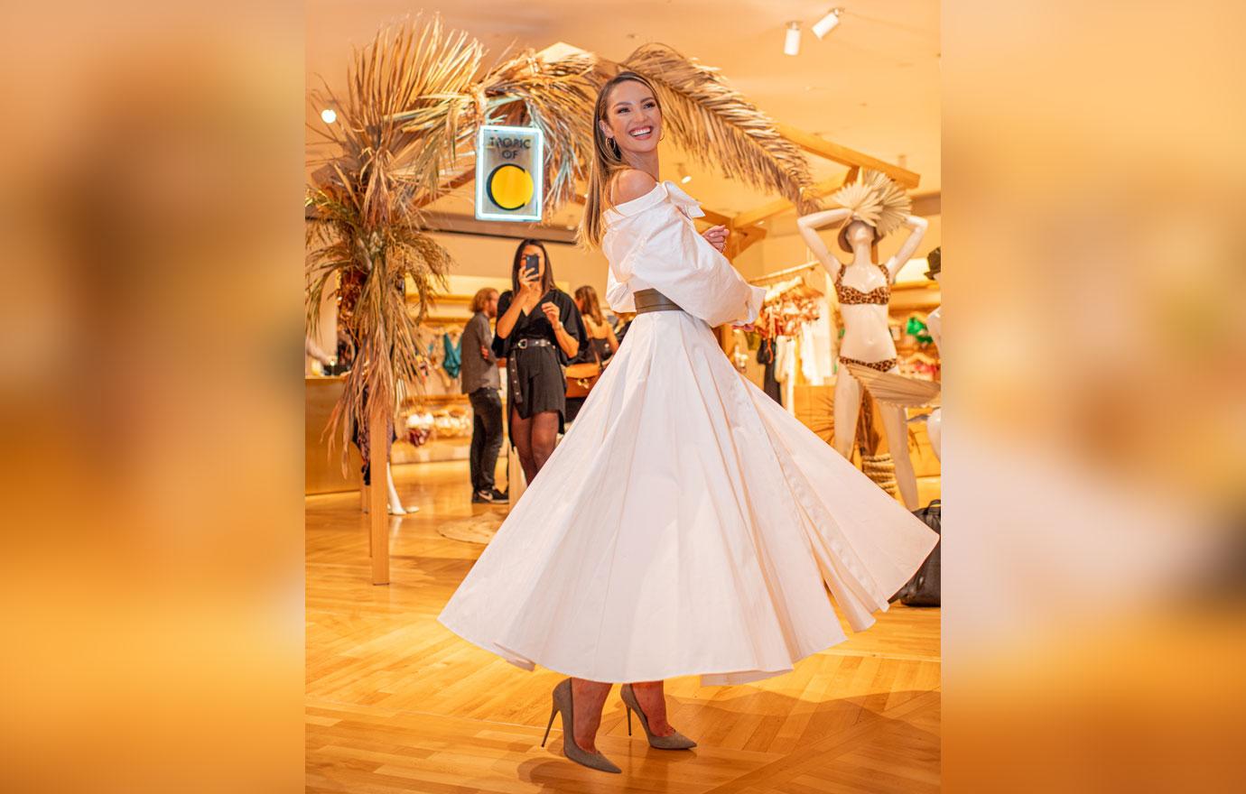 Supermodel Candice Swanepoel, celebrated the Resort 2020 launch of her swimwear brand Tropic of C, at Selfridges London on Thursday night, October 24th.