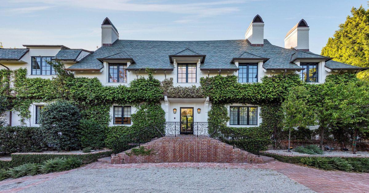 Photo of Ellen DeGeneres' English Tudor manor house in Beverly Hills