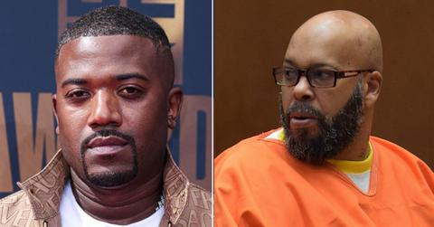 Split photo of Ray J and Suge Knight