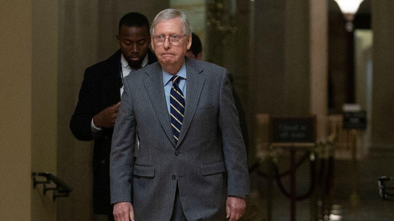 Image of Mitch McConnell released a statement in early August confirming that he wouldn’t be back in active service anytime soon.