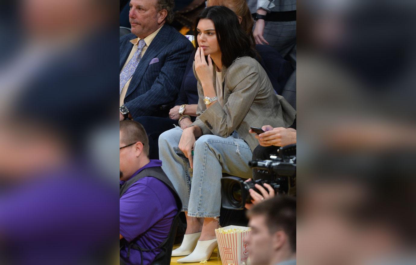 Kendall Jenner Cheers Boyfriend Blake Griffin