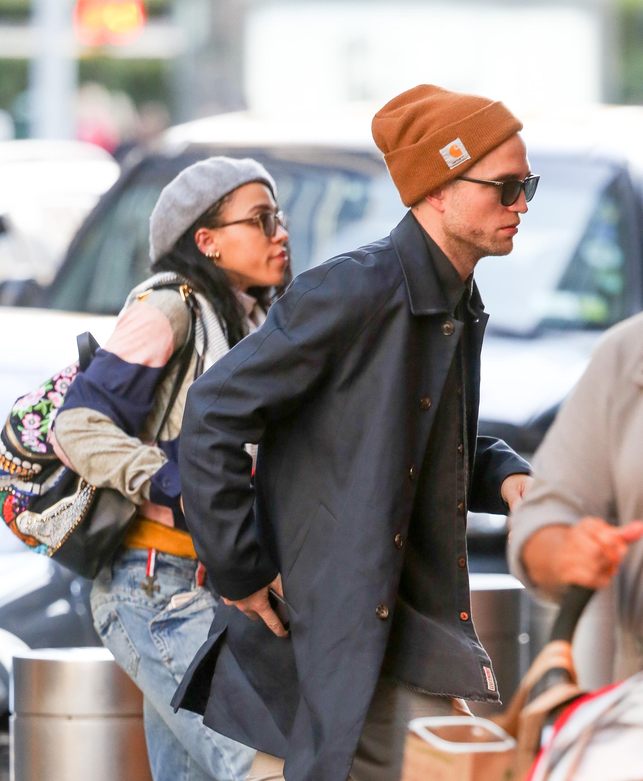 Robert Pattinson and girlfriend FKA Twigs in New York City