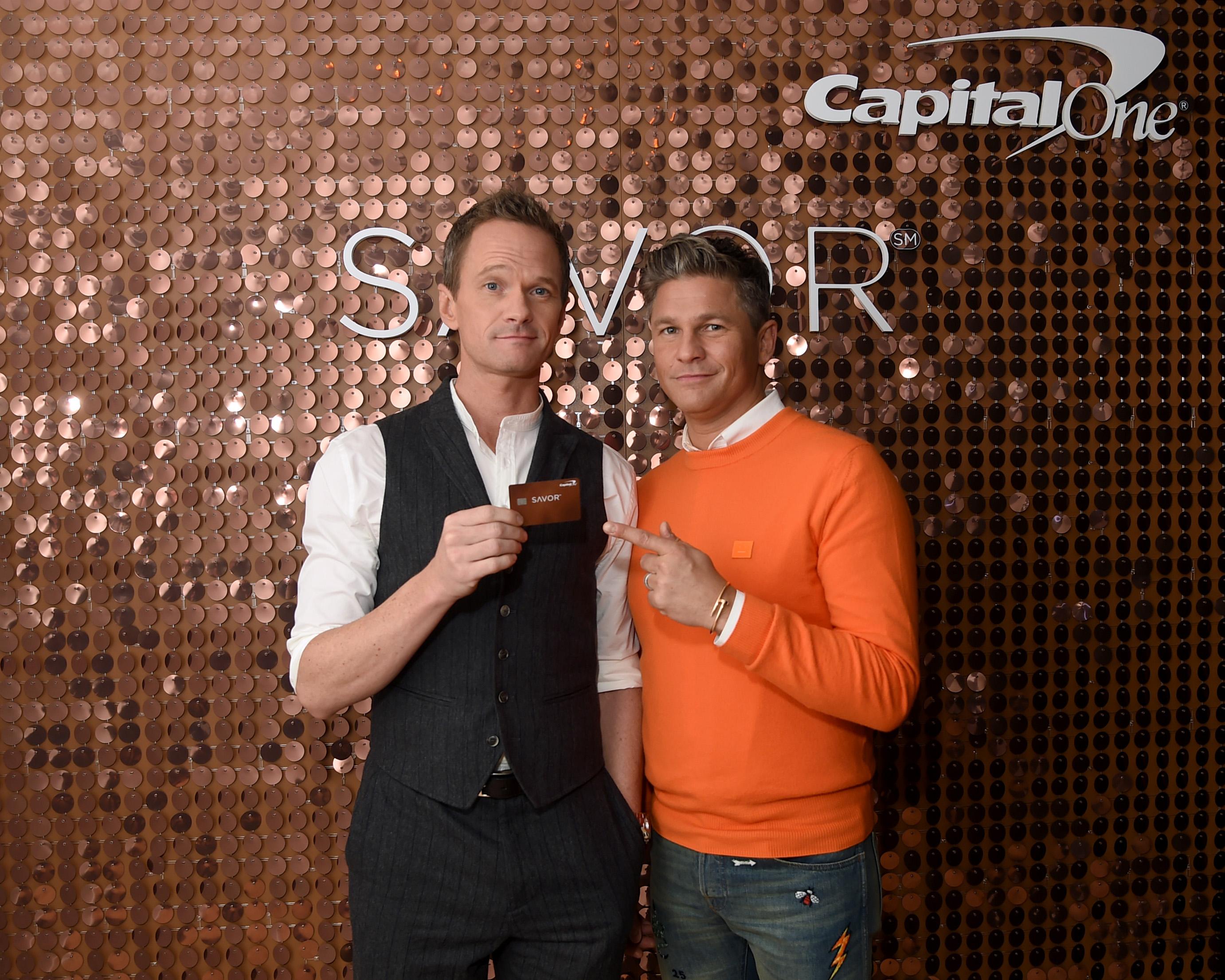 Capital One Celebrates The Launch Of The New Savor Credit Card With Neil Patrick Harris And David Burtka