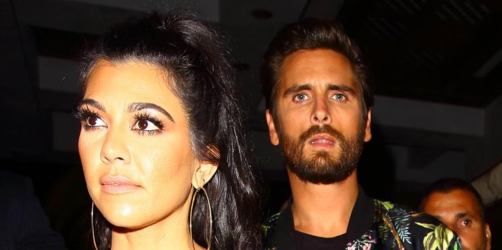 Kourtney Kardashian and Scott Disick leave 1Oak in Las Vegas, NV