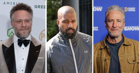 jon stewart seth rogen kanye west backlash