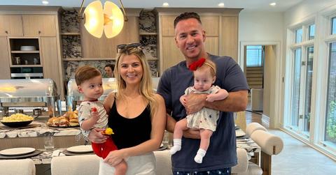 mike the situation sorrentino wife lauren third baby