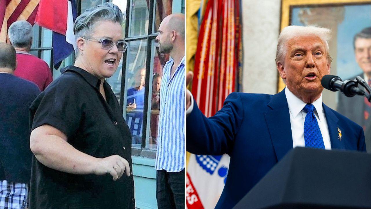 Image of Rosie O’Donnell opened up about the varied reactions she has received in Ireland when people learn about her long-running feud with Donald Trump.