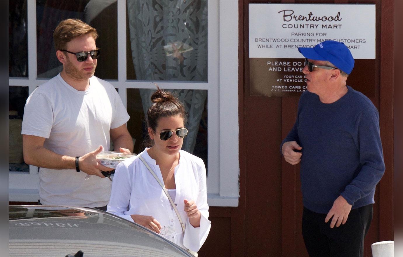 Lea michele dad zandy reich lunch date 8