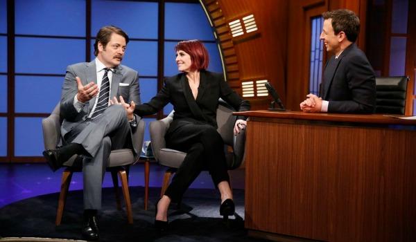 nick offerman megan mullally seth meyers