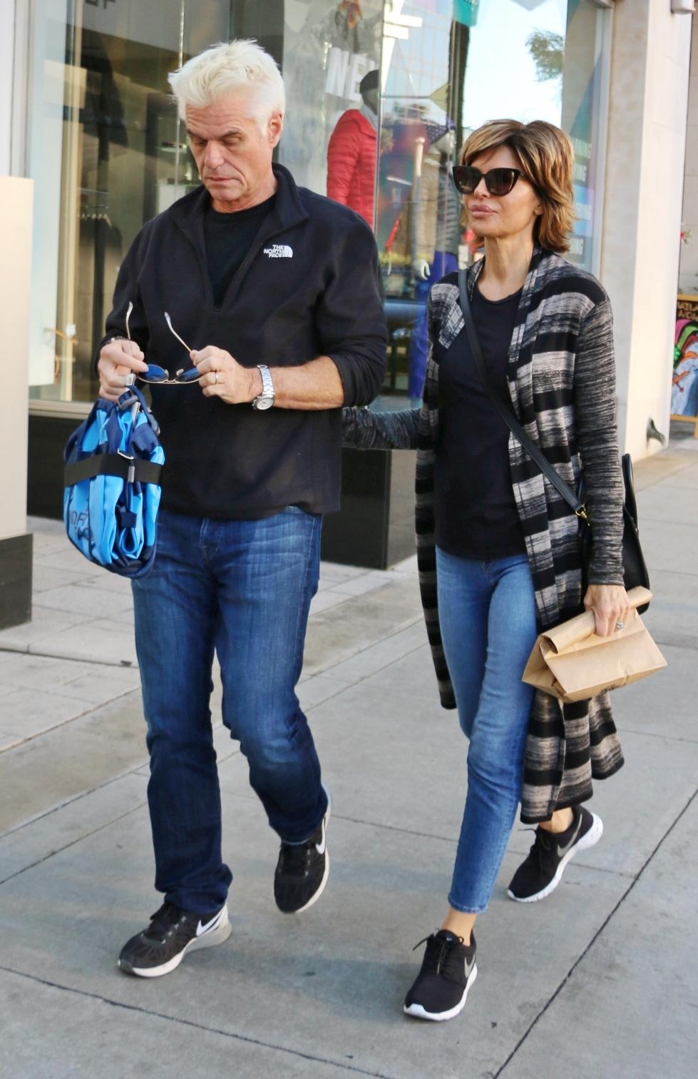 Harry Hamlin &amp; RHOBH&#8217;s Lisa Rinna Seen Shopping In Beverly Hills