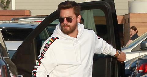 Kris Jenner Arrives With Scott Disick At Nobu