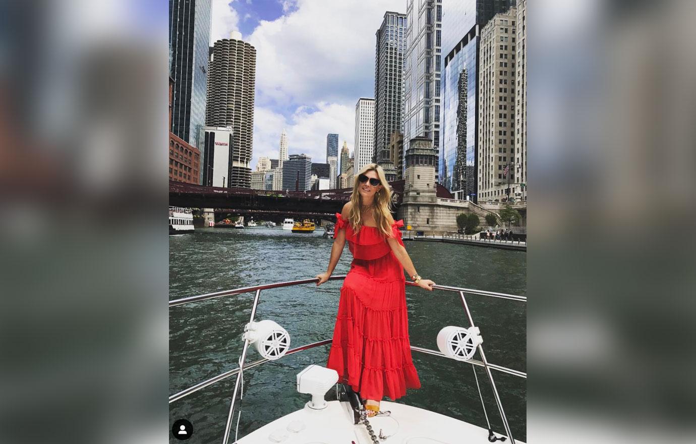 Tinsley Mortimer In Red Dress Moving Chicago