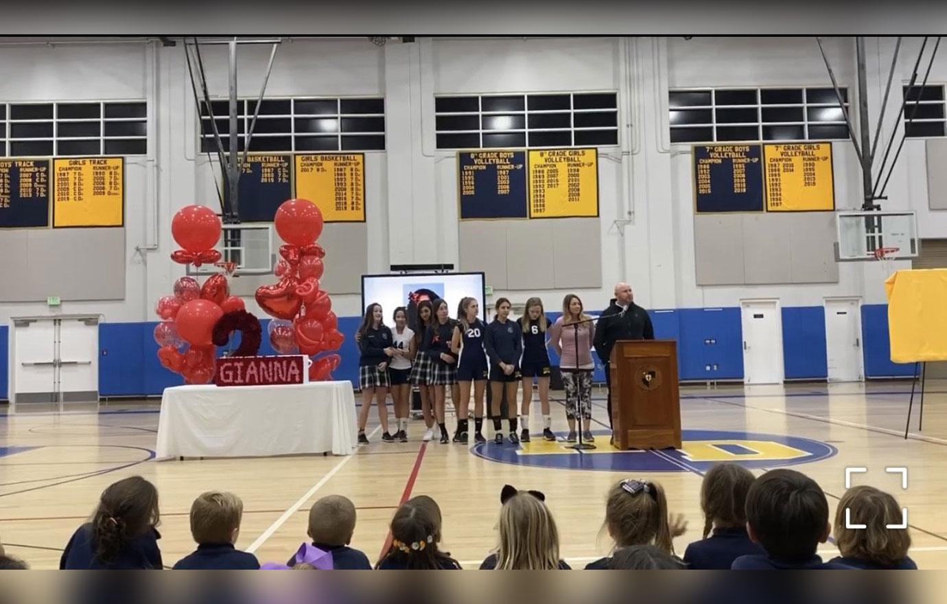 Inside Gianna Bryant's School Memorial Service: Video