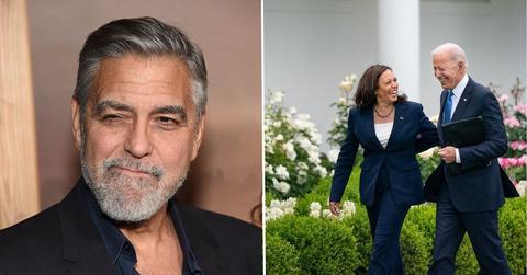 george clooney supports vp kamala harris