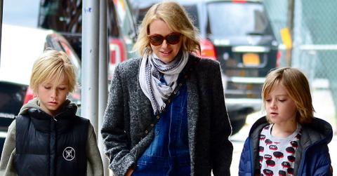 Naomi Watts Sons Children New York Photos Long
