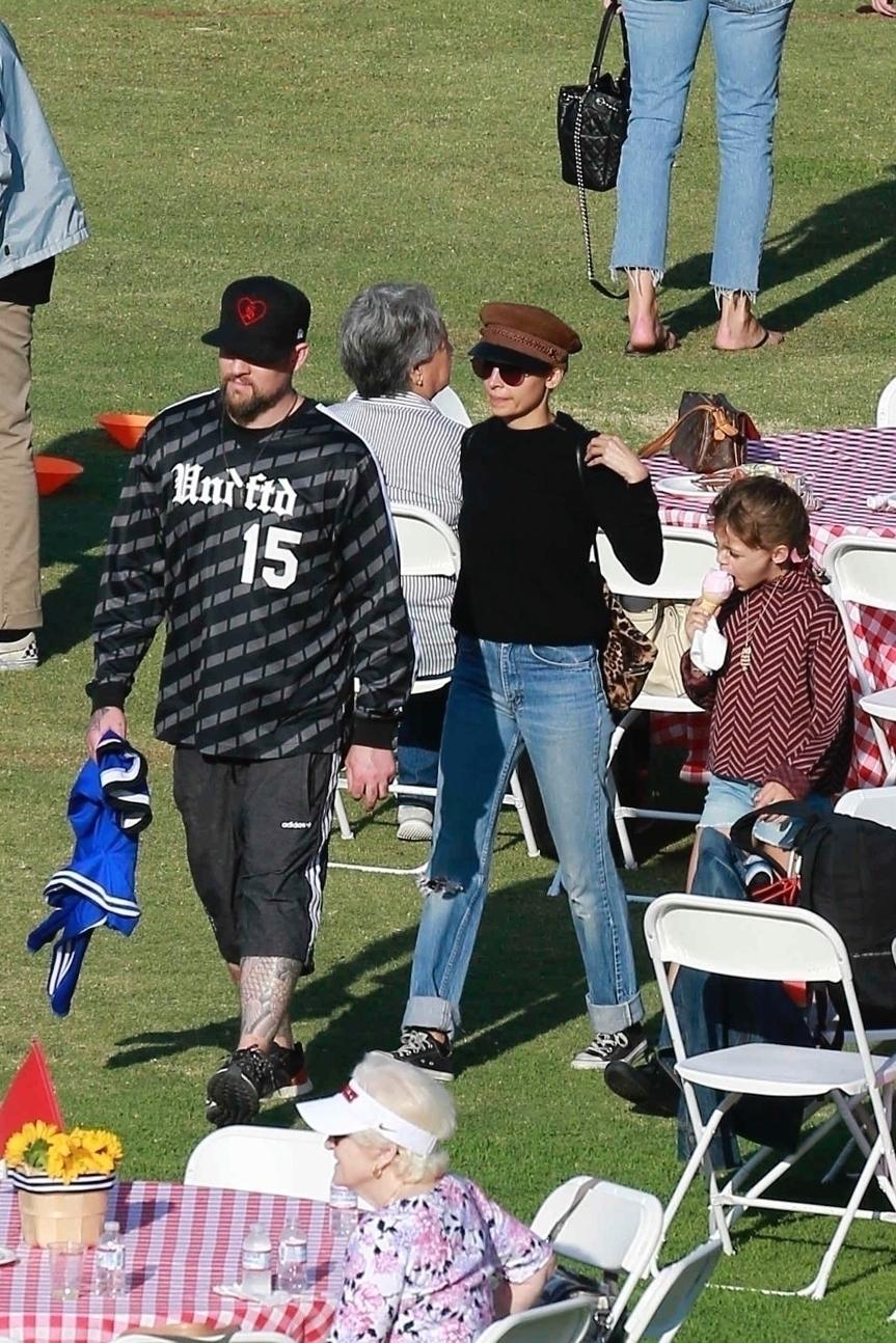 *EXCLUSIVE* Nicole Richie and Joel Madden attend a picnic party