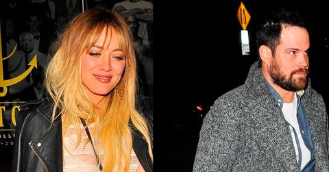 Hilary duff dinner ex husband mike comrie 09