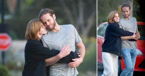 emma watson spotted packing on the pda with beau leo robinton