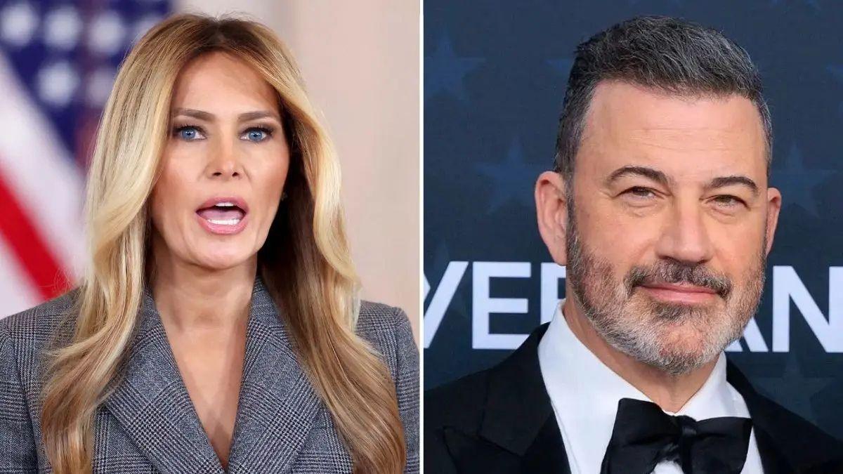Photo of Melania Trump called for ABC to remove Jimmy Kimmel from TV.