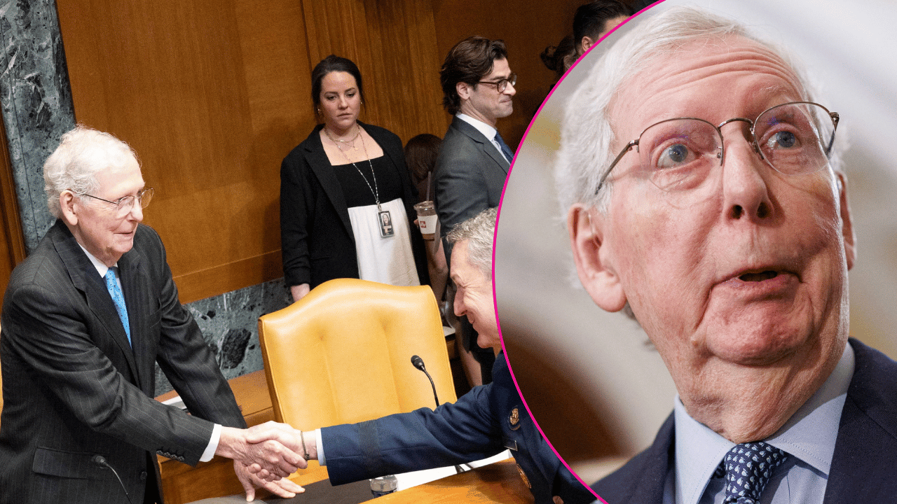 Composite photo of Mitch McConnell.