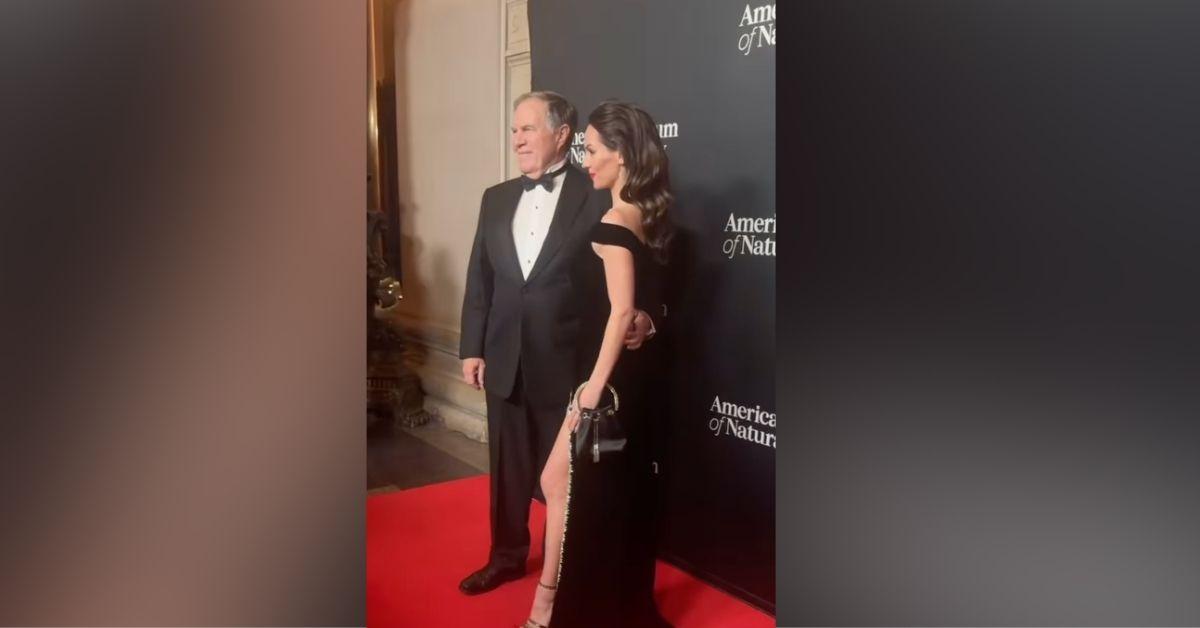 bill belichick jordon hudson red carpet