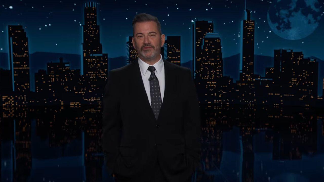 Image of Jimmy Kimmel criticized Donald Trump's decision to share the videos and questioned the appropriateness of using the fatal incident as a setup for an AI-generated fantasy.