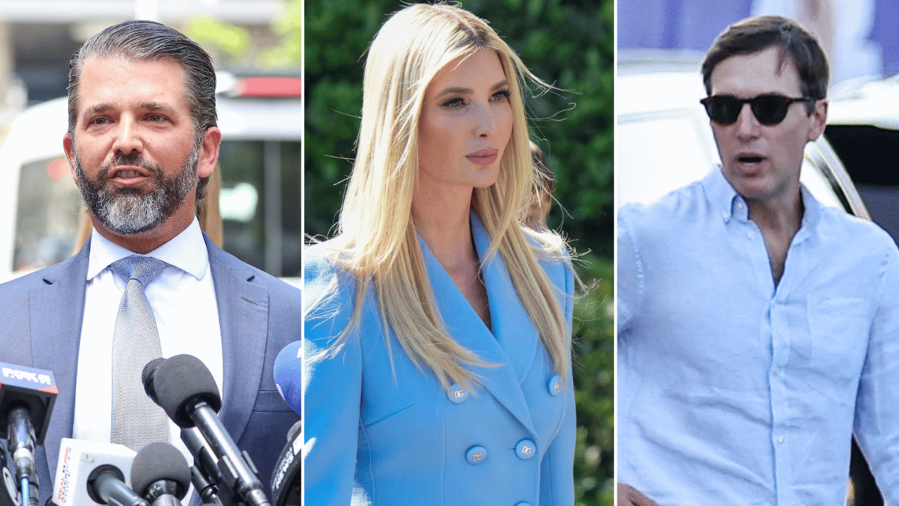 Donald Trump Jr. ;Ivanka Trump ;Jared Kushner.