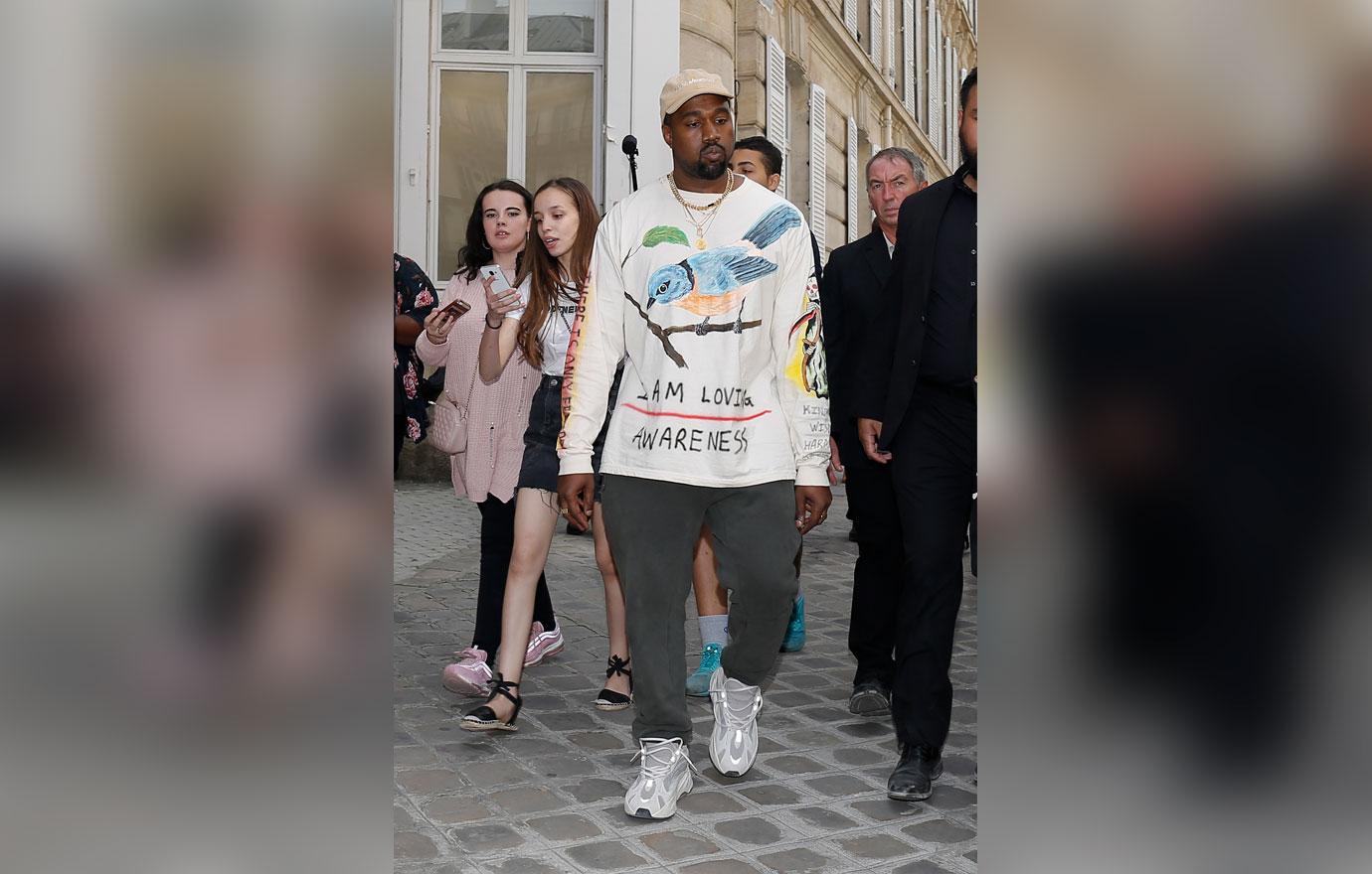 Kanye West & Virgil Abloh Reunite for Emotional Moment at Louis Vuitton  Show in Paris