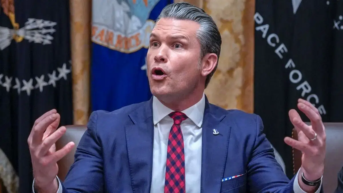 image of Hegseth has publicly supported Wilson’s teachings.