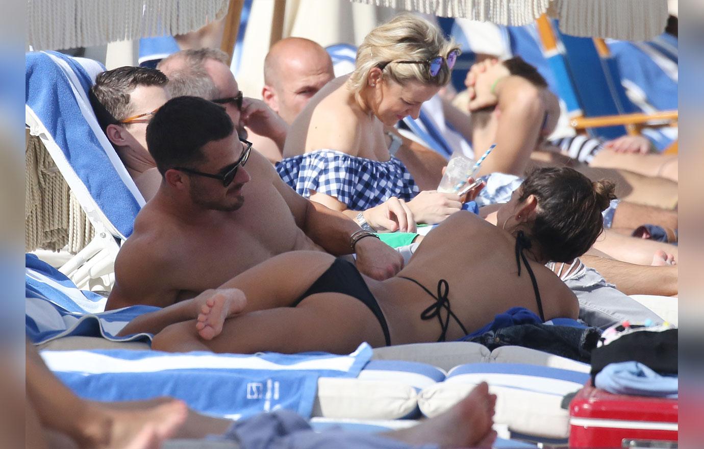 Olivia Culpo's Ex Danny Amendola Hits the Beach With a Mystery Girl