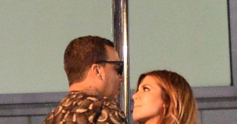 Khloe Kardashian and French Montana kiss at the top of a yacht during Khloe’s 30th birthday party at Pier 61
