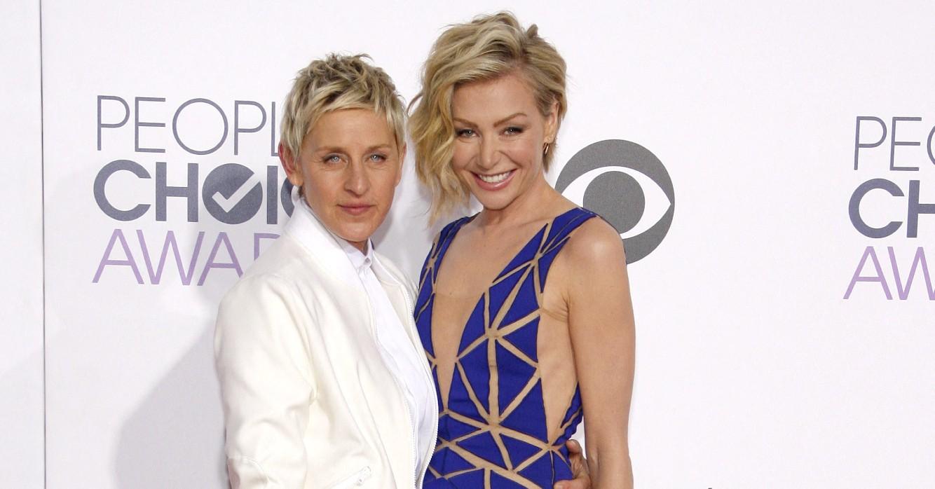 ellen degeneres uk estate did not flood anniversary portia de rossi