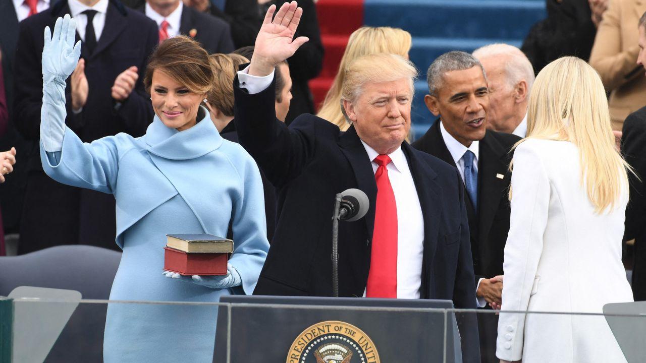 Photo of Melania has not spoken about her husband's politics. 