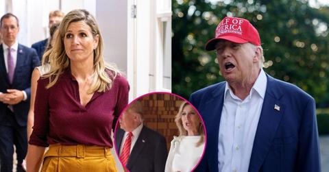 Composite Photos of of Donald Trump and Queen Maxima