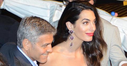 *EXCLUSIVE* George and Amal Clooney take a break from parenthood and step out for a fancy dinner with friends!