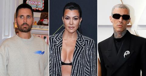 scott disick did everything in his power to torment kourtney kardashian husband travis barker pp