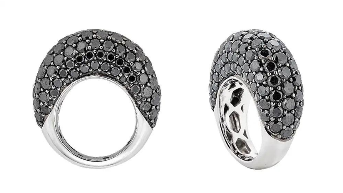 are black diamonds the next celebrity ring obsession inside piranesis rare italian made jewelry that screams luxury