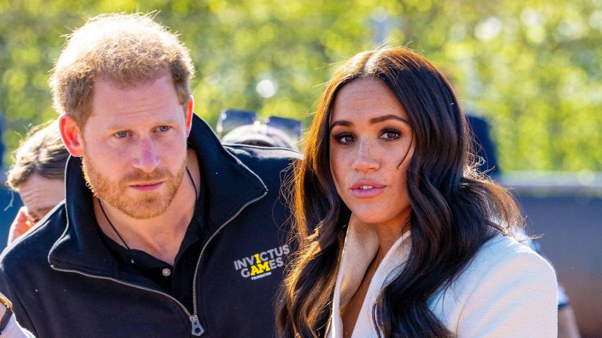 Image of Prince Harry and Meghan Markle relocated to California.