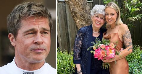 Photo of Brad PItt, Sydney Pitt and Jane Etta