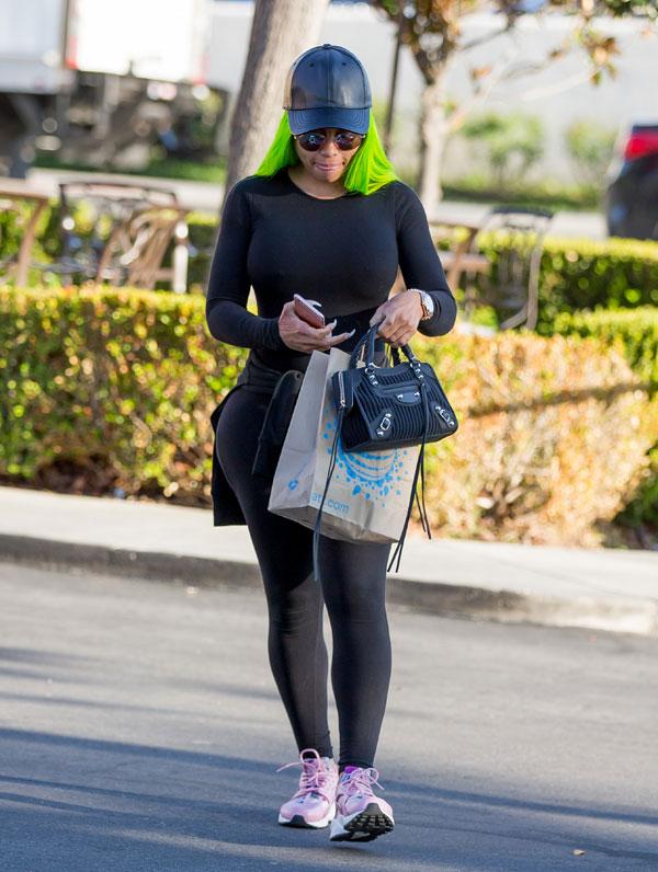 Blac chyna green hair