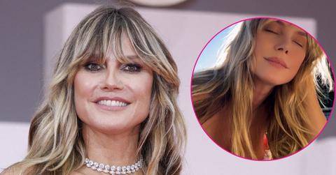 heidi klum sun soaking clip