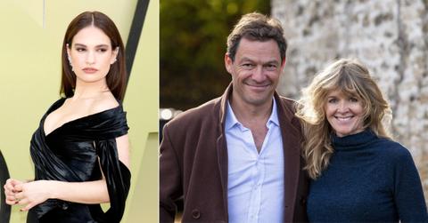 dominic west horrible lily james photographs married catherine fitzgerald