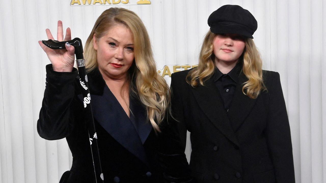 Image of Christina Applegate and daughter Sadie Grace LeNoble.