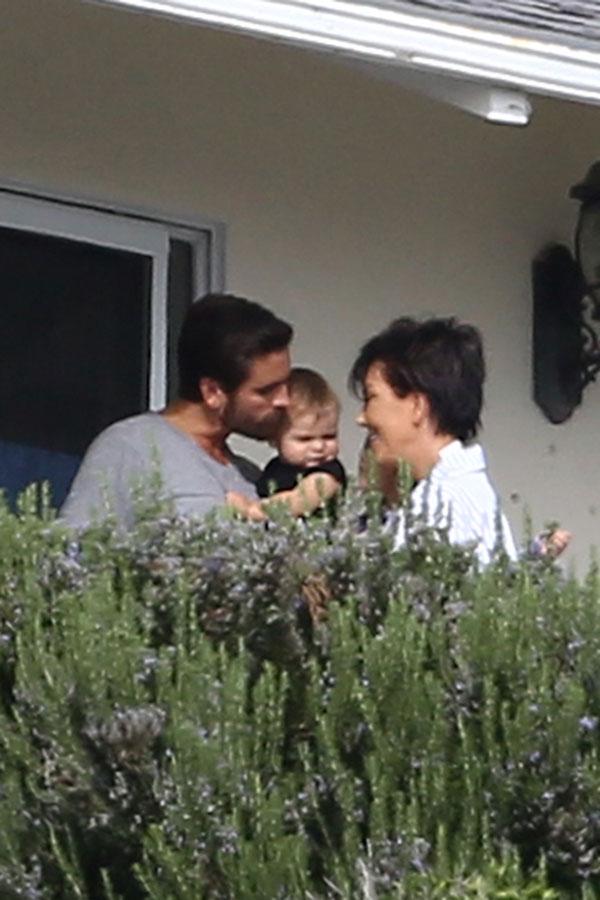 Scott disick rehab kids visit reign kris jenner children kourtney kardashian