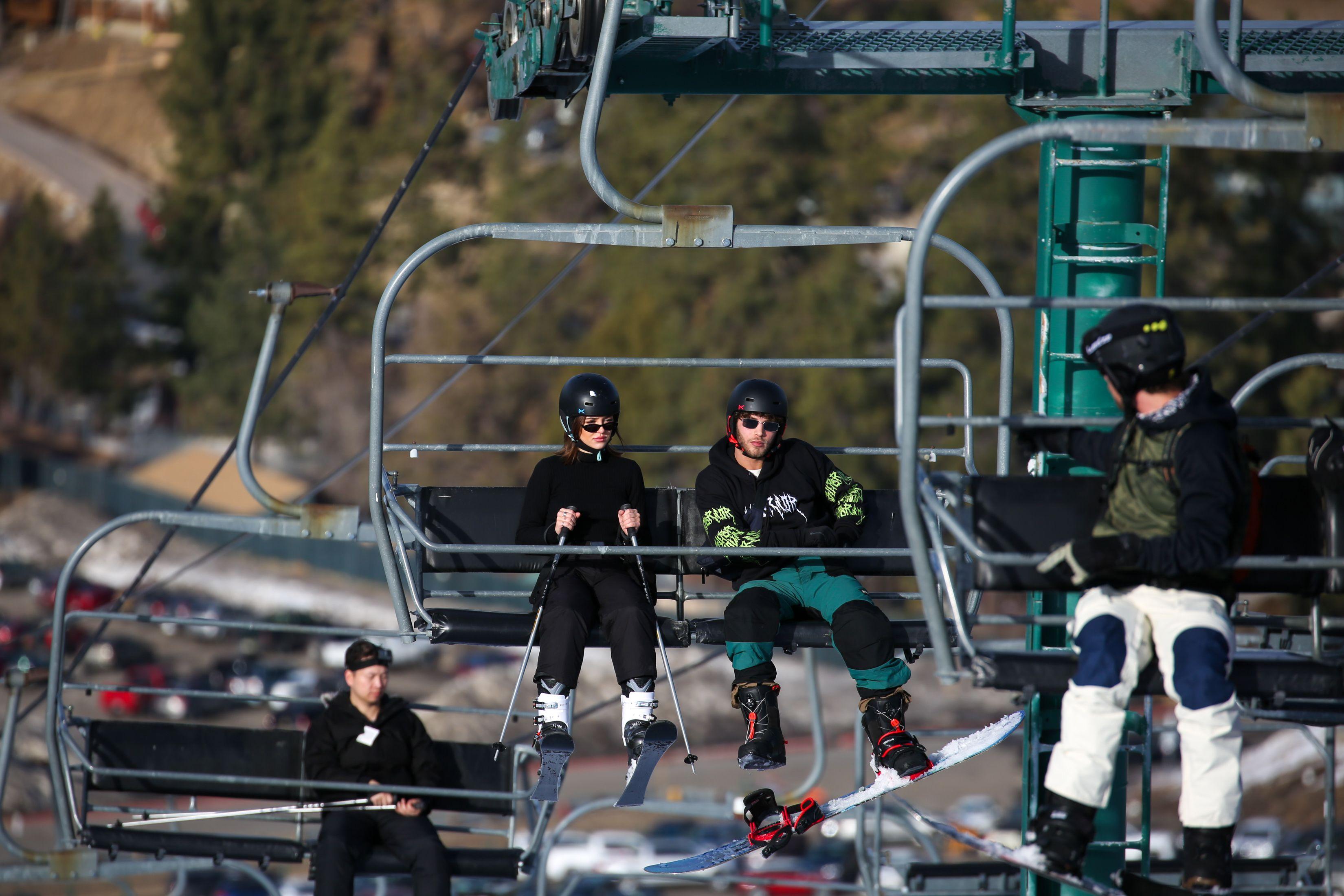 EXCLUSIVE: Delilah Hamlin and Eyal Booker Ski Trip